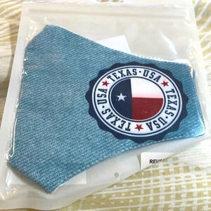 TEXAS face mask - adult size nwt